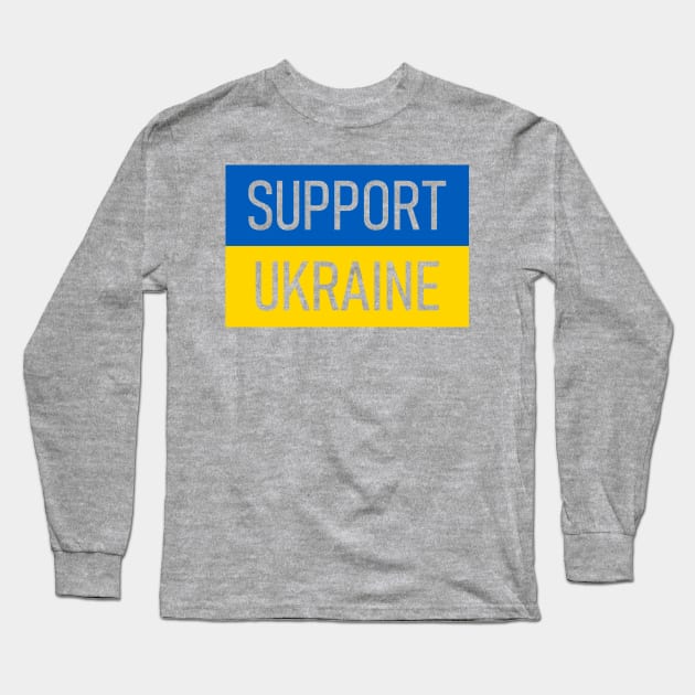 Support Ukraine! v2 Long Sleeve T-Shirt by CharlieCreator